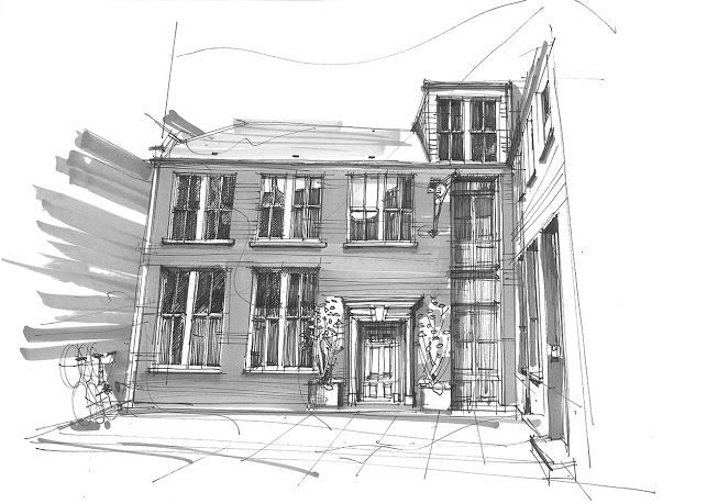150306 RPW Office Building Facede Sketch
